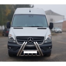 Кенгурятник F1-01 (нерж.) для Mercedes Sprinter W906 2006-2018 рр