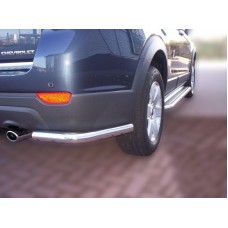 Задні куточки AK003 (2 шт., нерж) для Chevrolet Captiva 2006-2019 рр
