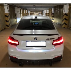 Спойлер M4-Style (для F22, черный глянец) для BMW 2 серия F22/23 2014-2021 гг