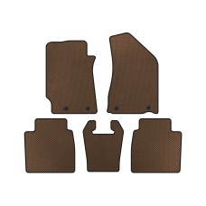 Килимки EVA (SD, Коричневий) для Geely Emgrand EC8
