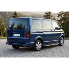 Боковые пороги RedLine V1 (2 шт., алюминий) Длинная База для Volkswagen T5 Transporter 2003-2010 гг