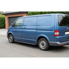Бокові пороги Bosphorus Black (2 шт., Алюміній) Довга база для Volkswagen T5 Transporter 2003-2010 рр