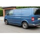 Боковые пороги Bosphorus Black (2 шт., алюминий) Короткая База для Volkswagen T5 Transporter 2003-2010 гг
