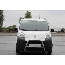 Кенгурятник WT006 (нерж) для Fiat Fiorino/Qubo