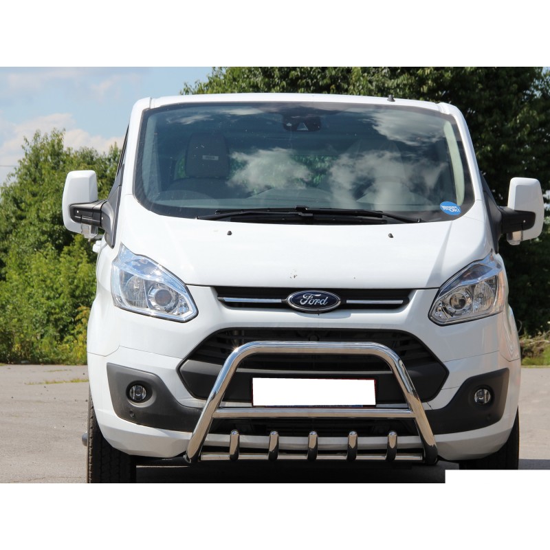 Кенгурятник WT003 (нерж) для Ford Custom 2013-2022 гг