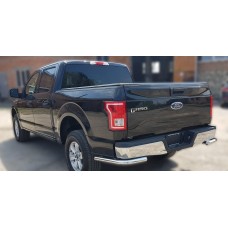 Задні куточки AK003 (2 шт., нерж) для Ford F-150 2014- рр