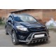 Кенгурятник с усами WT003 (нерж.) для Ford Kuga 2008-2013 гг