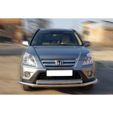 Передняя защита ST014 (нерж.) d60/42 для Honda CRV 2001-2006 гг