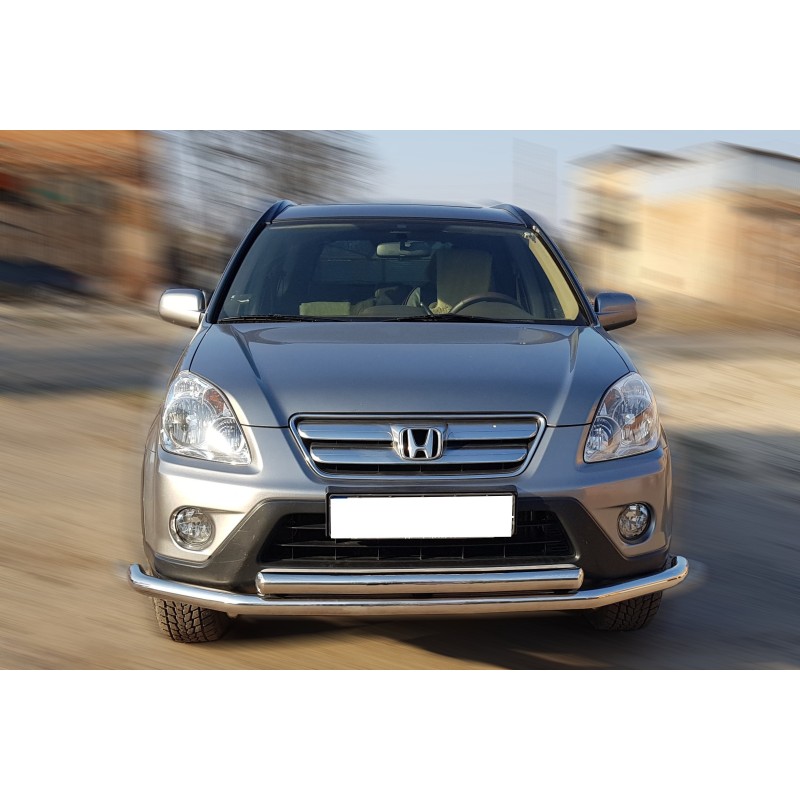 Передняя защита ST014 (нерж.) d60/42 для Honda CRV 2001-2006 гг