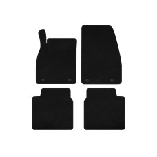 Коврики текстильные Premium (черные) для Saab 9-5 2010-2012 гг