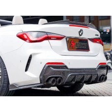 Спойлер M4-Style (для G23, чорний глянець) для BMW 4 серія G22/23/26 2020- рр