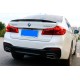 Спойлер P-Style (Черный Глянец) для BMW 5 серия G30/G31 2017-2023 гг