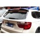 Спойлер (Черный Глянец) для BMW X3 F25 2011-2018 гг