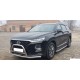 Кенгурятник усатый WT006 (нерж) для Hyundai Santa Fe 4 2018-2023 гг