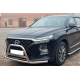 Кенгурятник WT006 Нержавейка для Hyundai Santa Fe 4 2018-2023 гг