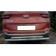 Задняя защита AK002-2 (нерж) для Kia Sportage 2015-2021 гг