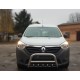 Кенгурятник WT003 (нержавейка) для Dacia Lodgy 2012-2022 гг