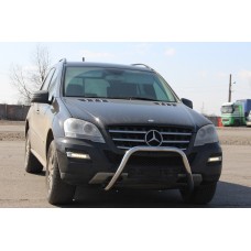 Передній захист WT006 (нерж) для Mercedes ML W164