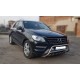 Кенгурятник WT003 (нерж.) для Mercedes GLE/ML сlass W166
