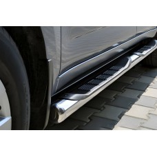 Боковые трубы (2 шт, нержавейка) для Iveco Daily 1999-2006 гг