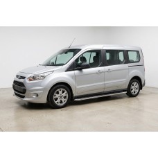 Бокові пороги Maydos V1 (2 шт., Нерж) Стандартна база для Ford Connect 2014-2021 рр