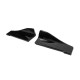 Универсальные накладки на боковые пороги Flap Тип-C (2 шт, черный глянец, ABS-пластик)