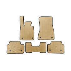 Коврики EVA (Для G60/61, Бежевые) для BMW 5/i5 серия G60/G60E/G61 2023- гг