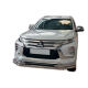 Передняя защита ST085 (2020-2026, нержавейка) для Mitsubishi Pajero Sport 2015- гг