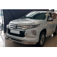 Передняя защита ST085 (2020-2026, нержавейка) для Mitsubishi Pajero Sport 2015- гг