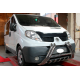 Передняя защита F1-01 (нержавейка) для Renault Trafic 2001-2015 гг