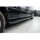 Боковые пороги Bosphorus Black (2 шт., алюминий) Длинная База для Mercedes Viano 2004-2014 гг