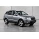Боковые пороги Bosphorus Black (2 шт., алюминий) для Hyundai Santa Fe 2 2006-2012 гг