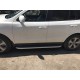 Бокові пороги Tayga Grey (2 шт., алюміній) для Hyundai Santa Fe 2 2006-2012 рр