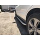 Бокові пороги Tayga Grey (2 шт., алюміній) для Hyundai Santa Fe 2 2006-2012 рр