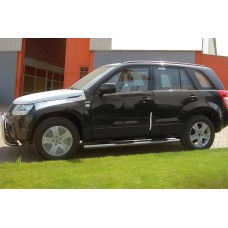 Бічні труби (2 шт., нерж) для Suzuki Grand Vitara 2005-2017 рр
