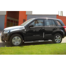 Бічні труби (2 шт., нерж) для Suzuki Grand Vitara 2005-2017 рр