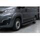 Боковые Подножки Allmond Black (2 шт., Алюминий) Длинная База для Citroen Jumper 2007-2025 гг