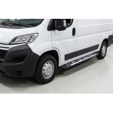 Боковые Подножки Sunrise (2 шт., Алюминий) Короткая База для Citroen Jumper 2007-2025 гг