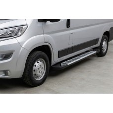 Боковые Подножки Line (2 шт., Алюминий) Короткая База для Citroen Jumper 2007-2025 гг
