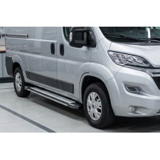 Боковые Подножки Rainbow (2 шт., Алюминий) Короткая База для Citroen Jumper 2007-2025 гг