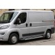Боковые пороги RedLine V1 (2 шт., алюминий) Длинная База для Fiat Ducato 2006-2025 гг