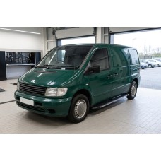 Бокові пороги Duru (2 шт., Алюміній) для Mercedes Vito W638 1996-2003 рр
