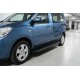Боковые Подножки Allmond Black (2 шт., Алюминий) для Dacia Dokker 2013-2022 гг