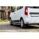 Боковые Подножки Maydos V1 (2 шт., Алюминий и Нержавейка) для Renault Dokker 2013-2022 гг
