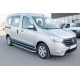 Боковые Подножки Tayga Grey (2 шт., Алюминий) для Renault Dokker 2013-2022 гг