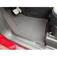 Гумові килимки Carsuit (2020-2024, чорні) для Tesla Model Y 2020- рр