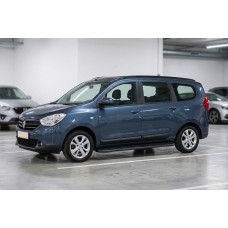 Бокові пороги Bosphorus Black (2 шт., Алюміній) для Renault Lodgy 2013-2022 рр