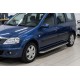 Боковые Подножки Maydos V1 (2 шт., Алюминий и Нержавейка) для Renault Logan MCV 2005-2013 гг
