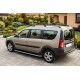 Боковые Подножки Tayga Grey (2 шт., Алюминий) для Renault Logan MCV 2005-2013 гг