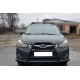 Защита переднего бампера F1-71 Черная (Нержавейка) для Subaru XV 2011-2017 гг